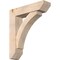 Ekena Millwork Thorton Slat Smooth Bracket w/ Offset Brace, Douglas Fir, 7 1/2"W x 30"D x 34"H BKT0806X30X34THR06SDF - alternate 1
